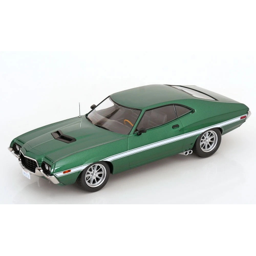 FORD GRAN TORINO SPORT 1972 GREEN 1:18 Ixo Model Auto Stradali Modellino