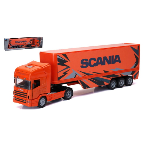 SCANIA R124/400 "SCANIA" ORANGE 1:32 New Ray Camion Modellino