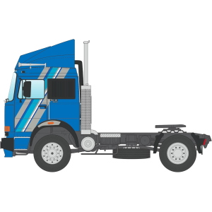IVECO 190.38 COWBOY TURBO TRACTOR TRUCK 2-ASSI 1984 1:24 Italeri Kit Camion Modellino