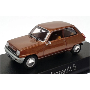 RENAULT 5 TL 1974 BROWN METALLIC 1:43 Norev Auto Stradali Modellino