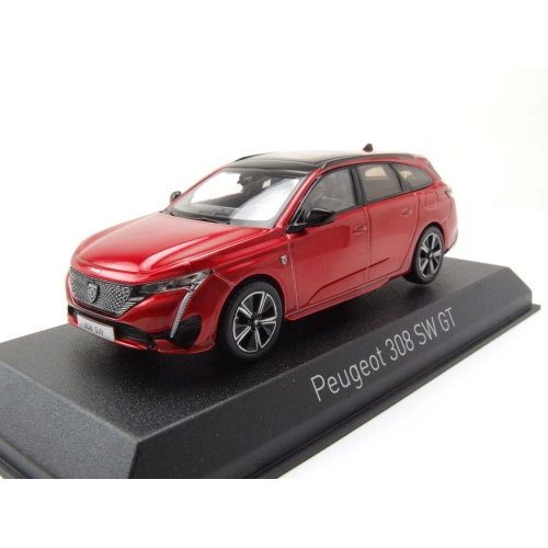 PEUGEOT 308 SW GT 2021 ELIXIR RED 1:43 Norev Auto Stradali Modellino