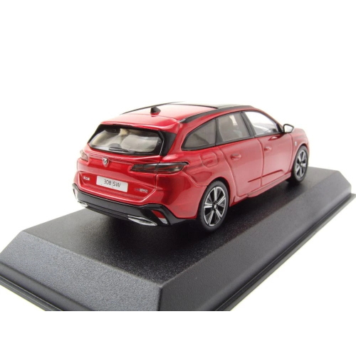 PEUGEOT 308 SW GT 2021 ELIXIR RED 1:43 Norev Auto Stradali Modellino