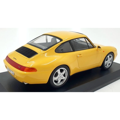 PORSCHE 911 CARRERA 1994 YELLOW 1:18 Norev Auto Stradali Modellino