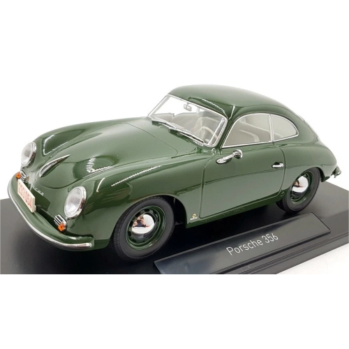 PORSCHE 356 COUPE' 1954 GREEN 1:18 Norev Auto Stradali Modellino