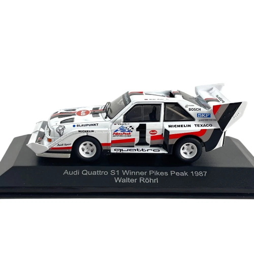 AUDI QUATTRO S1 N.1 WINNER PIKES PEAK 1987 WALTER ROHRL 1:43 CMR Classic Model Replicars Auto Rally Modellino