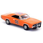 DODGE CHARGER "GENERAL LEE" ORANGE 1:87 Brekina Movie Modellino
