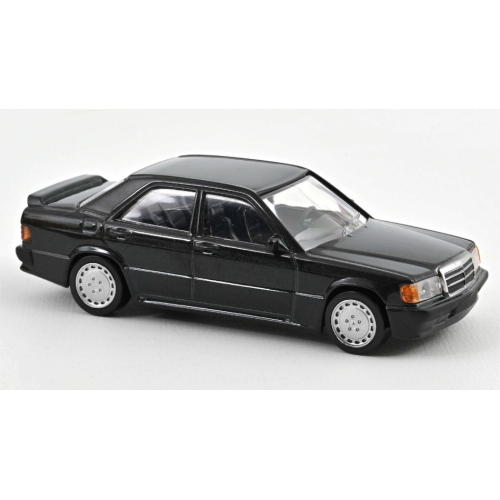MERCEDES 190 2.3-16V 1984 BLACK METALLIC 1:43  Norev Auto Stradali Modellino