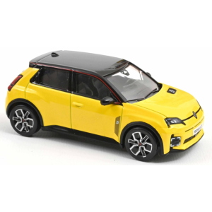 RENAULT 5 E-TECH 100% ELECTRIC 2024 POP YELLOW/BLACK 1:43 Norev Auto Stradali Modellino