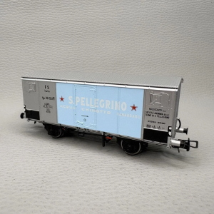 FS 2 AXLE REFRIGERATED WAGON "SAN PELLEGRINO" EP.III 1:87 Rivarossi Treni Modellino