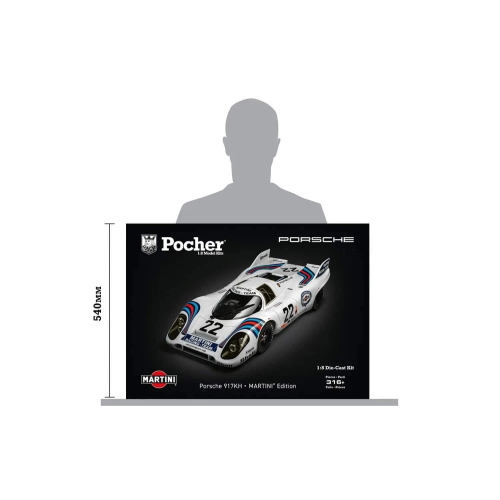 PORSCHE 917K N.22 WINNER 24H LE MANS 1971 MARKO-VAN LENNEP KIT 1:8 Pocher Auto Competizione Modellino