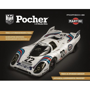 PORSCHE 917K N.22 WINNER 24H LE MANS 1971 MARKO-VAN LENNEP KIT 1:8 Pocher Auto Competizione Modellino