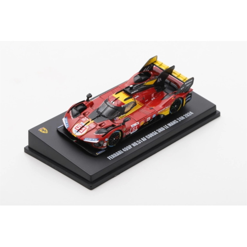 FERRARI 499P N.51 3RD LE MANS 2024 PIER GUIDI-CALADO-GIOVINAZZI 1:64 Looksmart Auto Competizione Modellino