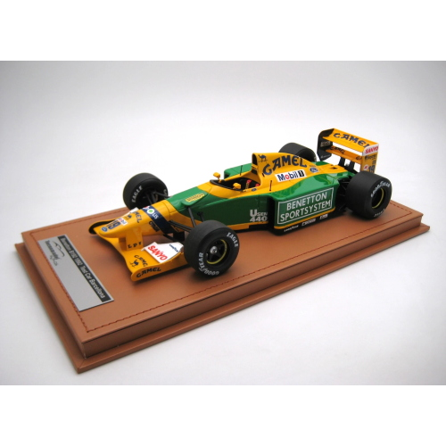 BENETTON B192 N.19 TEST CAR BARCELLONA 1992 A.ZANARDI 1:18 Tecnomodel Formula 1 Modellino