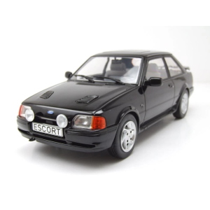FORD ESCORT MK IV RS TURBO S2 1990 BLACK 1:18 ModelCarGroup Auto Stradali Modellino