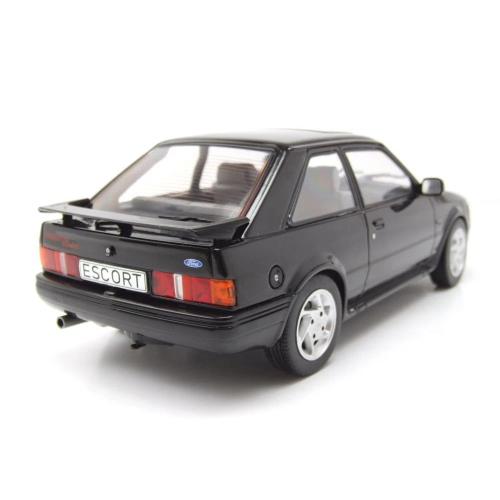 FORD ESCORT MK IV RS TURBO S2 1990 BLACK 1:18 ModelCarGroup Auto Stradali Modellino