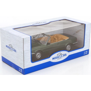 BMW 325I (E30) CABRIOLET 1985 DARK GREEN 1:18 ModelCarGroup Auto Stradali Modellino