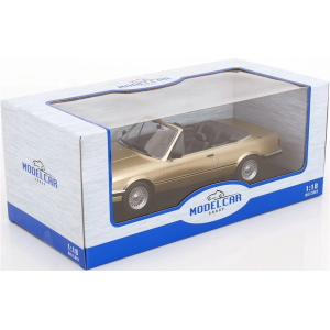 BMW 325I (E30) CABRIOLET 1985 BEIGE 1:18 ModelCarGroup Auto Stradali Modellino