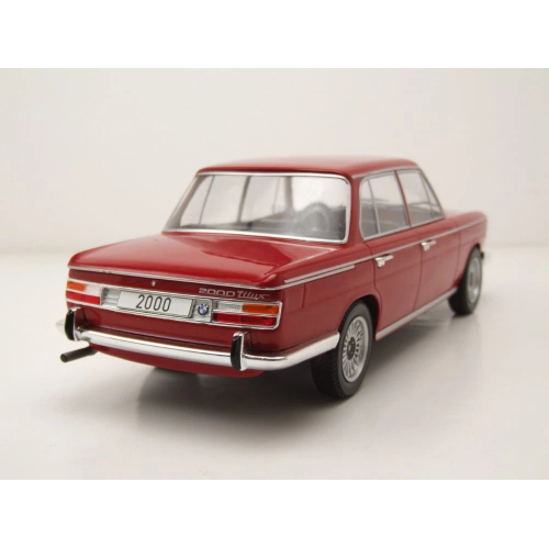 BMW 2000 (TYP 121) 1966 DARK RED 1:18 ModelCarGroup Auto Stradali Modellino