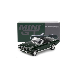 FORD MUSTANG CONVERTIBLEHIGHLAND GREEN 1964 1:64 Mini GT Auto Stradali Modellino
