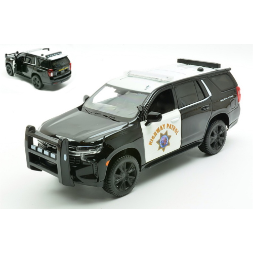 CHEVROLET TAHOE POLICE 2012 WHITE/BLACK 1:27 Maisto Forze dell'Ordine Modellino