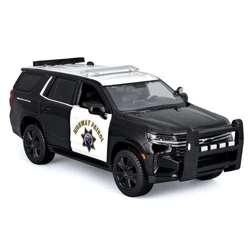 CHEVROLET TAHOE POLICE 2012 WHITE/BLACK 1:27 Maisto Forze dell'Ordine Modellino