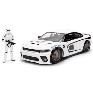 DODGE STAR WARS STORM TROOPER WHITE 1:24 Jada Toys Movie Modellino