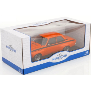 OPEL ASCONA A 1973 ORANGE/BLACK 1:18 ModelCarGroup Auto Stradali Modellino