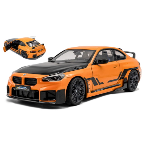 BMW M2 PERFORMANCE PARTS 2024 SOLIDO WORKS ORANGE 1:18 Solido Auto Stradali Modellino