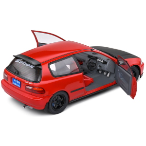 HONDA CIVIC (EG6) SPOON VERSION 1991 RED 1:18 Solido Auto Stradali Modellino