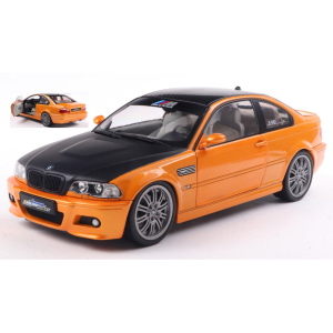 BMW E46 M3 COUPE SOLIDOWORKS 2000 ORANGE 1:18 Solido Auto Stradali Modellino