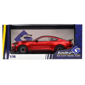 SHELBY MUSTANG GT500KR 2023 RED/BLACK STRIPES 1:18 Solido Auto Stradali Modellino