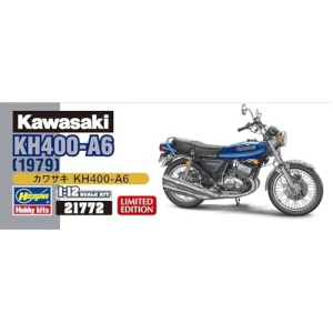 KAWASAKI KH400-A6 KIT 1:12 Hasegawa Kit Moto Modellino