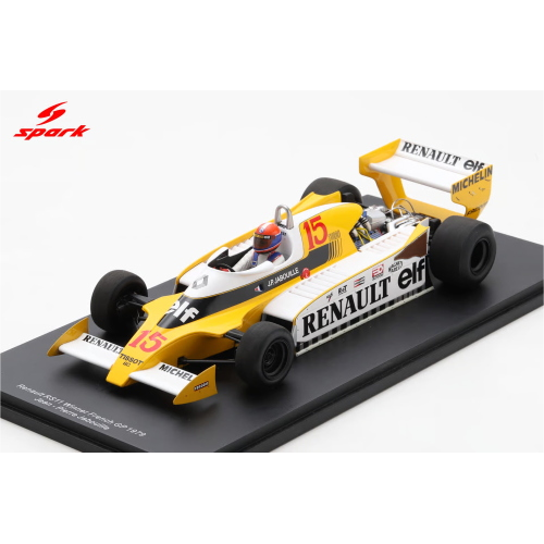 RENAULT RS11 JEAN-PIERRE JABOUILLE 1979 N.15 WINNER FRENCH GP 1:18 Spark Model Formula 1 Modellino