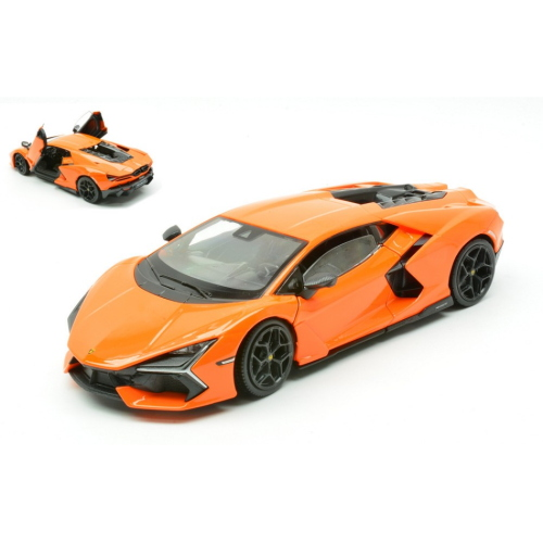 LAMBORGHINI REVUELTO HYBRID 2023 ORANGE 1:24 Welly Auto Stradali Modellino
