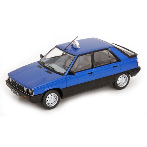 RENAULT 11 GTL 1985 BLUE TAXI (F) 1:18 ModelCarGroup Taxi Modellino