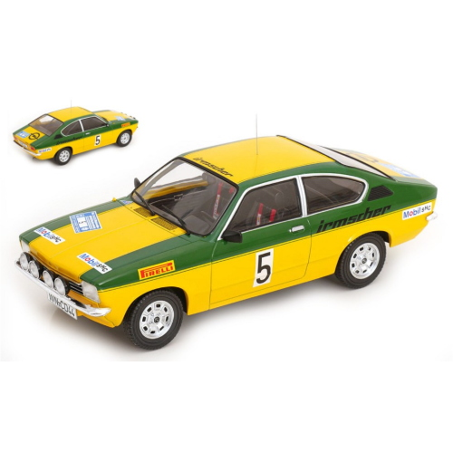 OPEL KADETT C COUPE GT/E INTERNATIONAL SACHS WINTER RALLY 1976 SMOLEJ-GEIST1:18 ModelCarGroup Auto Rally Modellino