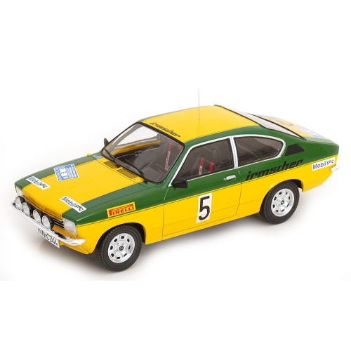 OPEL KADETT C COUPE GT/E INTERNATIONAL SACHS WINTER RALLY 1976 SMOLEJ-GEIST1:18 ModelCarGroup Auto Rally Modellino