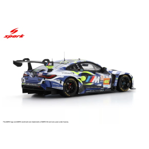 BMW M4 GT3 N.46 24 H LE MANS 2024 V.ROSSI-A.SL HARTHY-M.MARTIN 1:18 Spark Model Auto Competizione Modellino
