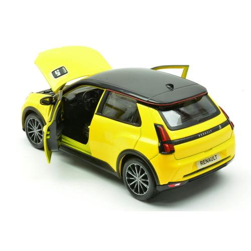RENAULT 5 E-TECH 2024 YELLOW 1:24 Burago Auto Stradali Modellino