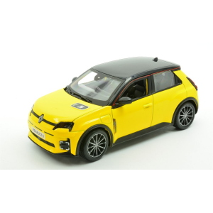 RENAULT 5 E-TECH 2024 YELLOW 1:24 Burago Auto Stradali Modellino