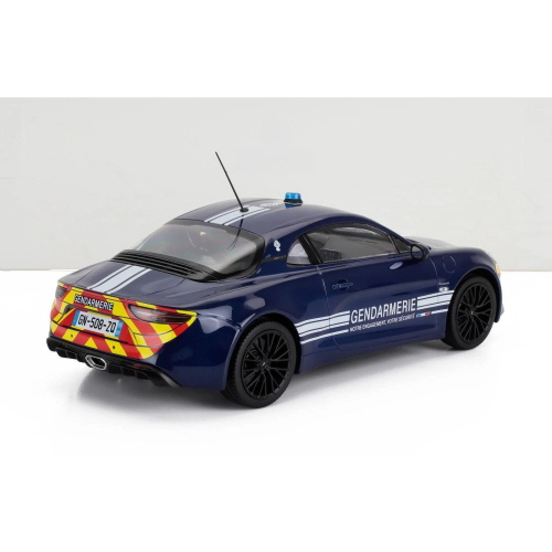 ALPINE A110 S 2023 GENDARMERIE 1:18 Norev Forze dell'Ordine Modellino
