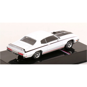 BUICK GSX 1970 WHITE/BLACK 1:43 Ixo Model Auto Stradali Modellino