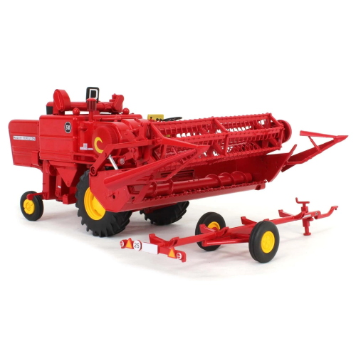 MIETITREBBIA HARVESTER MF 510 COMBINE WITH TRANSPORT TRAILER 1:32 Replicagri Mezzi Agricoli e Accessori Modellino