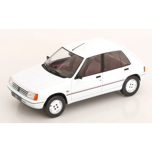 PEUGEOT 205 1984 WHITE 1:18 ModelCarGroup Auto Stradali Modellino