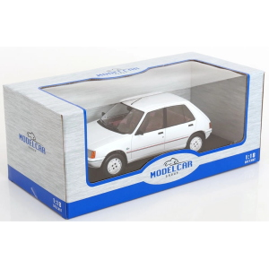 PEUGEOT 205 1984 WHITE 1:18 ModelCarGroup Auto Stradali Modellino