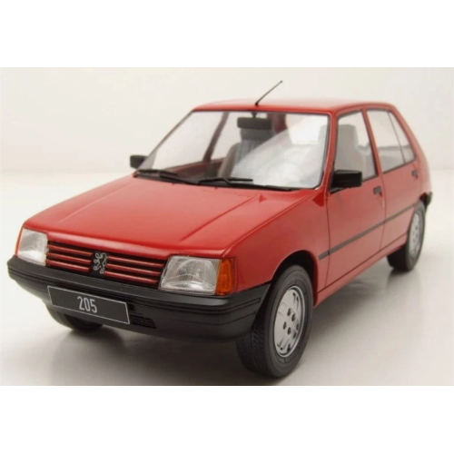 PEUGEOT 205 1984 RED 1:18 ModelCarGroup Auto Stradali Modellino