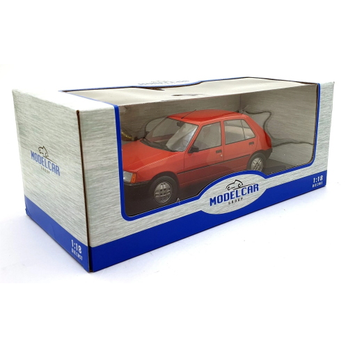 PEUGEOT 205 1984 RED 1:18 ModelCarGroup Auto Stradali Modellino