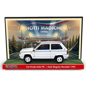 FIAT PANDA ITALIA 90 "NOTTI MAGICHE" 1:43 Brumm Movie Modellino