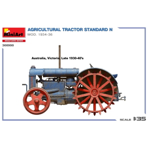 AGRICULTURAL TRACTOR STANDARD N. MOD.1934-36 KIT 1:35 Miniart Kit Art.Vari Modellino