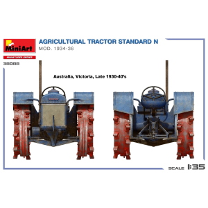 AGRICULTURAL TRACTOR STANDARD N. MOD.1934-36 KIT 1:35 Miniart Kit Art.Vari Modellino
